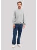F4NT4STIC Sweatshirt Escape Discover the World Asian Town in grau meliert