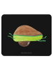 Mr. & Mrs. Panda Mauspad Avocado Yoga ohne Spruch in Schwarz