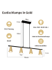 ZMH Pendelleuchte 4-flammige GU10 in gold Kegelform Design Metall Modern Max.25W