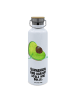 Mr. & Mrs. Panda Wasserflasche Avocado Schwangerschaft mit Spruch in Weiß