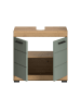 ebuy24 Waschbeckenunterschrank Scout Staubgrün 60 x 34 cm