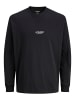 Jack & Jones Langarm-T-Shirt in Black