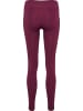 Hummel Hummel Leggings Hmlmt Multisport Damen Schnelltrocknend Nahtlosen in PRUNE