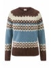 Hessnatur Hessnatur Stick Pullover Relaxed aus Alpaka und Bio-Baumwolle in kristallblau