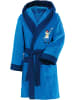 Erwin Müller Frottier Kinder-Bademantel mit Kapuze in blau