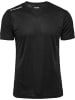 Hummel Hummel T-Shirt S/S Hmlrun Laufen Herren Atmungsaktiv Leichte Design in BLACK