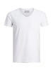 Jack & Jones 3er-Set  T-Shirt in White/white/white