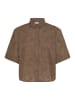 Fransa Kurzarm-Bluse FREMMY Box fit in MOUNTAIN TRAIL EMBROIDERY