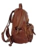 Cluty Rucksack echt Leder in cognac