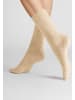 Hudson Socken Winter Rib weich in Biber-mel.