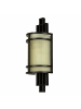 Licht-Erlebnisse Wandlampe (B)14.3 x (H)38.7 cm in Bronze Antik Creme