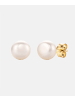 Diamant L'éternel Ohrringe aus 585 Gelbgold mit Perle