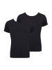 Sloggi Unterhemd / Shirt Kurzarm Ever Soft in Schwarz