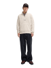 Jack & Jones Sweatshirt JJESOHO HALF ZIP FLEECE in Beige