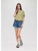 QS Bluse in 7282_olivgrün