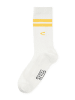 Camel Active 6er-Pack Unisex Socken mit Streifen-Detail in Weiß/Gelb