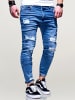 behype Jeanshose Dino in blau