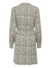 Kaffe Kleid KAmiriam A-shape in Black Oyster/Turtledove Animal