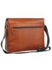 Leonhard Heyden Hamburg Messenger Leder 38 cm Laptopfach in cognac