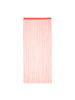 relaxdays 10 x Fadenvorhang in Rot - (L)245 x (B)90 cm