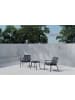 ebuy24 Lounge-Set Mykonos (3-teilig) Schwarz 50 x 50 cm