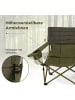 COSTWAY Campingstuhl für 3 Personen in Grün