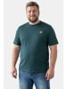 Men Plus Kurzarm T-Shirt in tief grün
