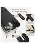 tectake 3 Zonen Massageliege-Set  210 x 95 x 89 cm, schwarz