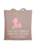 Mr. & Mrs. Panda Tote Bag Prüfungen bestehen mit Spruch in Braun Pastell