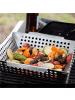 Praknu Grillkorb Grillschale für Gemüse 30 x 35 cm