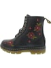 Dr. Martens Aprile Floral Schnürstiefel Schwarz