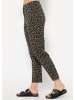 SASSYCLASSY Jersey Chino in Leo-Print in Khaki