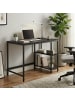 VASAGLE Schreibtisch Barnet in Schwarz - (B)100 x (H)76 x (T)50 cm