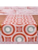 AltoBelli Tischläufer RETRO Kreise Terrakotta & Rosé
