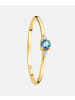 Diamant L'éternel Ring aus 375 Gelbgold mit Diamant mit Topas