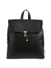 Florence Florence Cityrucksack Leder schwarz ca. 28cm