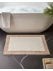 Beliani Badematte KABRI in Beige/Braun - (W) 60 x (L) 90 cm