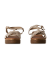 Sixth Sens Sandalen mit Keilabsatz und Riemchen aus Paris Beige