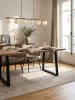 KADIMA DESIGN Esszimmertisch 140x80x76 cm Massivholz / Metall Esstisch