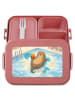 Mr. & Mrs. Panda Bento Box Otter Schwimmbad Pommes Design ohne S... in Rot Pastell