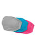 Urban Classics Bandeaus in grey+turquoise+fuchsia