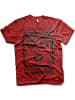 Back To The Future T-Shirt in Rot