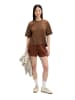 Marc O'Polo MOP Club '67   T-Shirt , Oversized, Back Print in Mid Brown