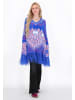 IZIA Women Poncho in offwhite multicolor