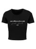 Merchcode Merchcode Cropped T-Shirts in black