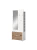 ebuy24 Garderobenmöbelset Polo Weiß 80 x 38 cm