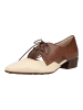 Hispanitas Halbschuhe in Dunkelbraun/Beige