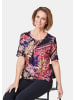 GOLDNER Stretchbequemes Shirt mit extravagantem Druck in pink / gemustert