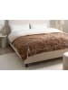 Beliani Tagesdecke KUDELI in Braun/Schwarz/Beige - (W) 150 x (H) 1 x (L) 200 cm