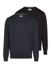 Redmond Pullover Basic in Dunkelblau / schwarz